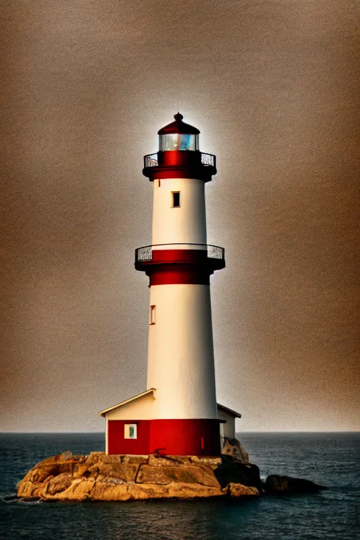 Image similar to photograph of a lighthouse, photography, 8 k