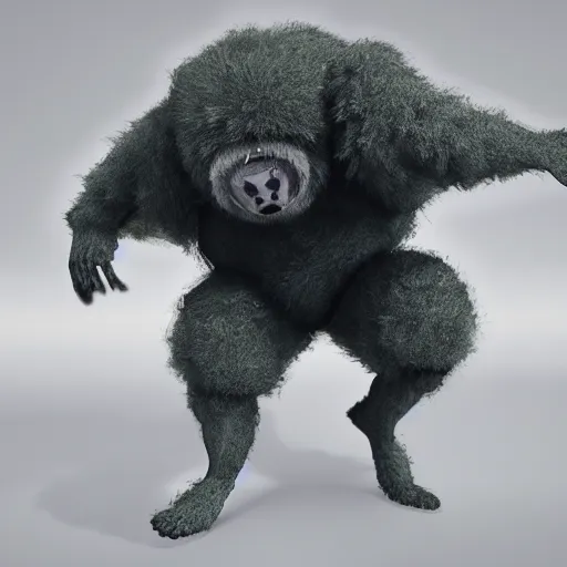 Image similar to a cute furry fluffy happy tardigrade in a dynamic pose. character design. gesture drawing. line of action. official art, unreal engine 5, unreal engine. tetsuya nomura. medium shot. ray tracing hdr. 8 k. uhd. sharp focus. highly detailed. masterpiece. anime render. cinematic lighting. lifelike. symmetrical. beautiful.