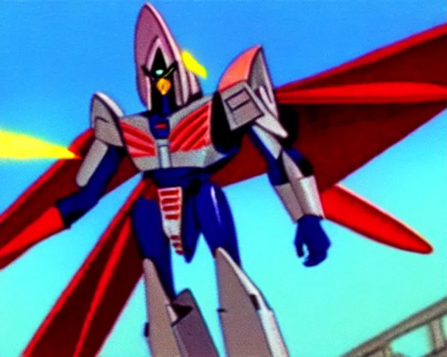 Image similar to ! dream starscream on transformers ( 1 9 8 4 ), animated cartoon series, still frame, blu - ray transfer 5 k