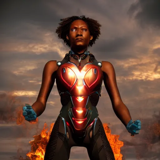 Prompt: ironheart, 4k realistic photo