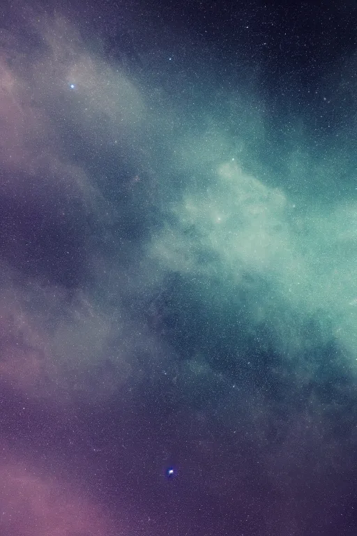 Image similar to milky space, atmospheric, cloudy, high definition, pastel