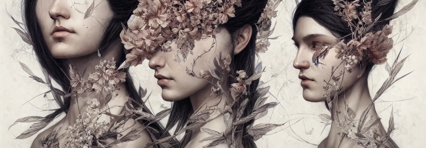 Prompt: gregoriy isakhanyan, with soft line, symmetrical patterns, in style marco mazzoni, greg rutkowski, artgerm