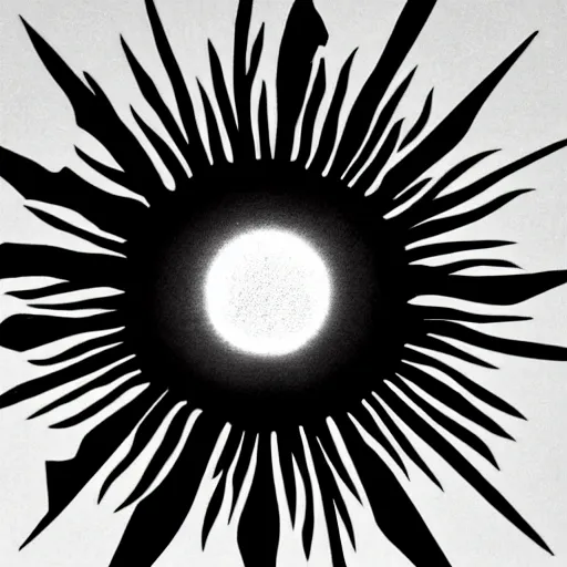 Image similar to a star shaped sun surface