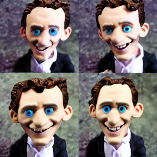 Image similar to tom hiddleston claymation