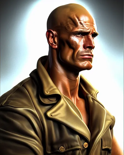 Image similar to portrait of doc savage, fantasy character portrait, ultra realistic, concept art, intricate details, highly detailed by soft light, volumetric light, misty, james bama