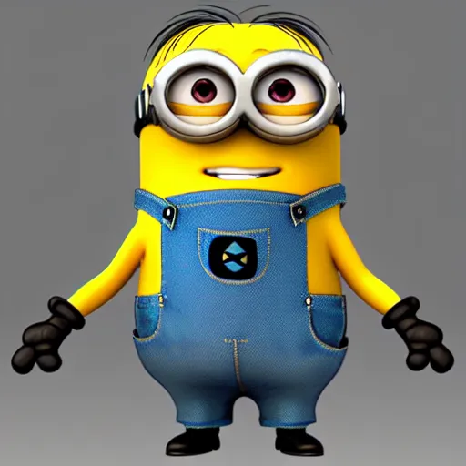 Image similar to minion Price ali Alladin, 3d ray tracing, HD, rendered, highly detailed model
