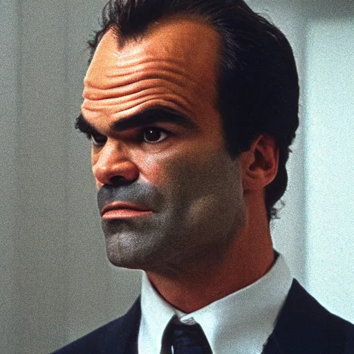 Prompt: steven ogg in american psycho, 4 k, high detail, high - resolution photograph, professional photography, ultra - detail