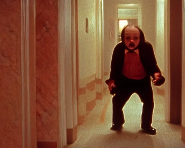 Prompt: movie still from the shining