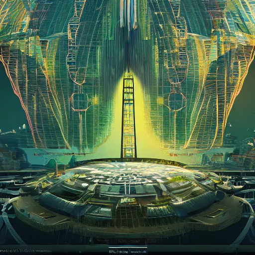 Looking for solarpunk city art for wallpaper background of my