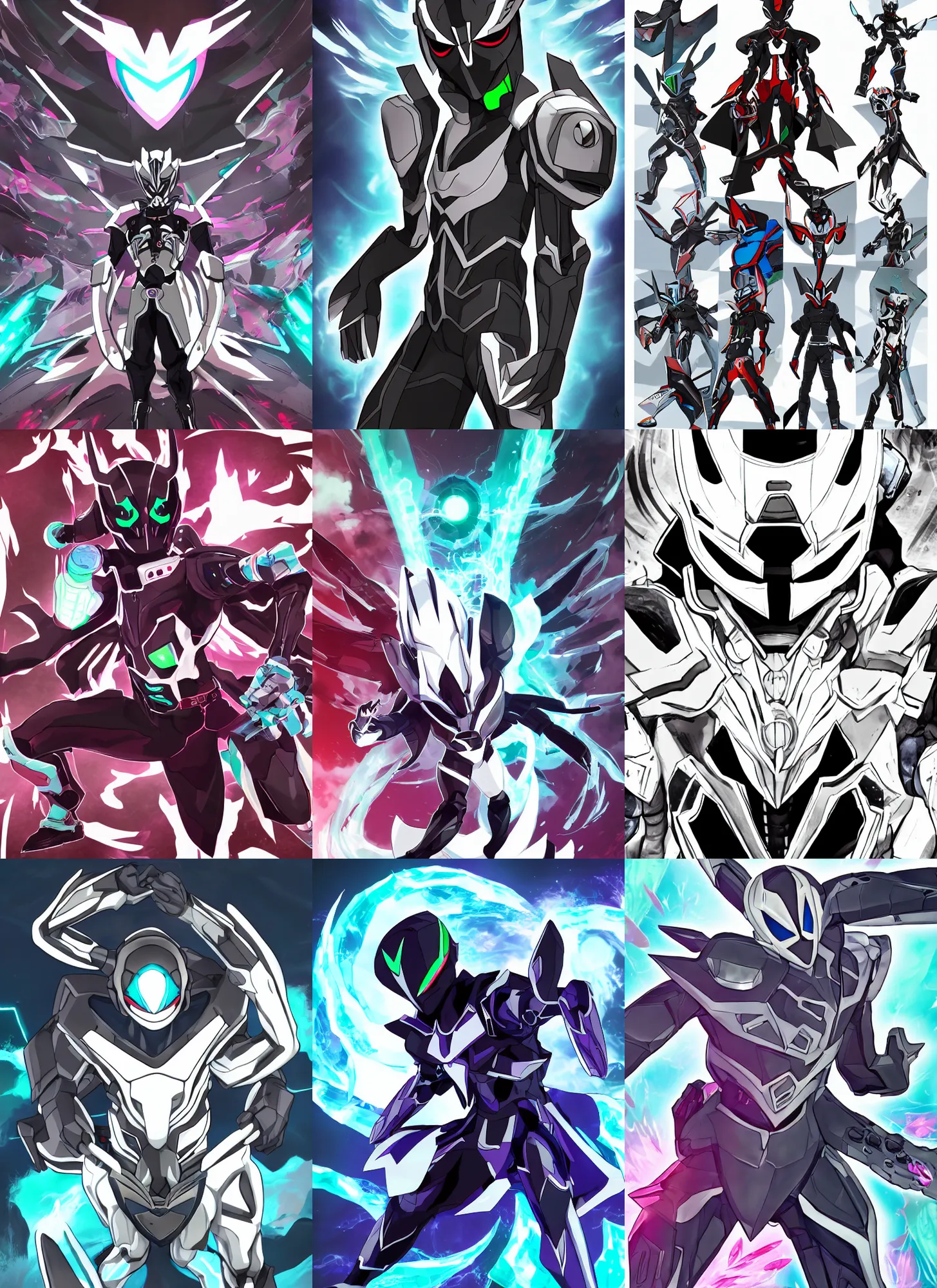 Prompt: illustrated character portrait of ghost kamen rider doing a henshin pose, league of legends splash art, kamen rider, kamen rider ghost, tokusatsu, in the style of studio trigger studio bones and production i. g., animation, anime illustration, studio trigger, studio bones, production i. g.