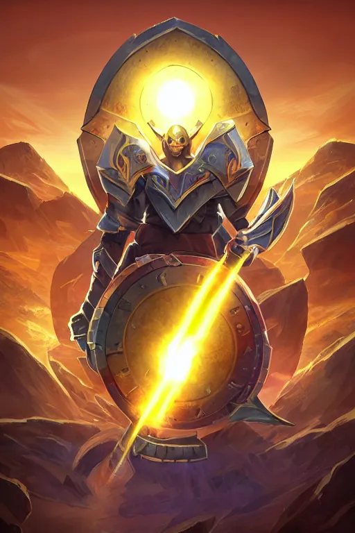 Image similar to shield fantasy epic legends game icon stylized digital illustration radiating a glowing aura global illumination ray tracing hdr fanart arstation by ian pesty and katarzyna da „ bek - chmiel