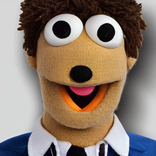 Image similar to joe bidan as a muppet