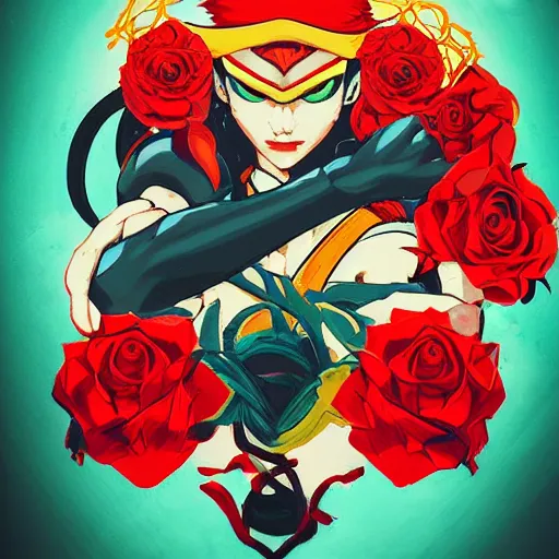 Image similar to Claw of Street Fighter 4 profile picture by Sachin Teng, asymmetrical, Organic Painting , Claw, Mask, Violent, Dark, Roses Background, Snake Tattoo, Powerful, geometric shapes, hard edges, energetic, graffiti, street art:2 by Sachin Teng:4