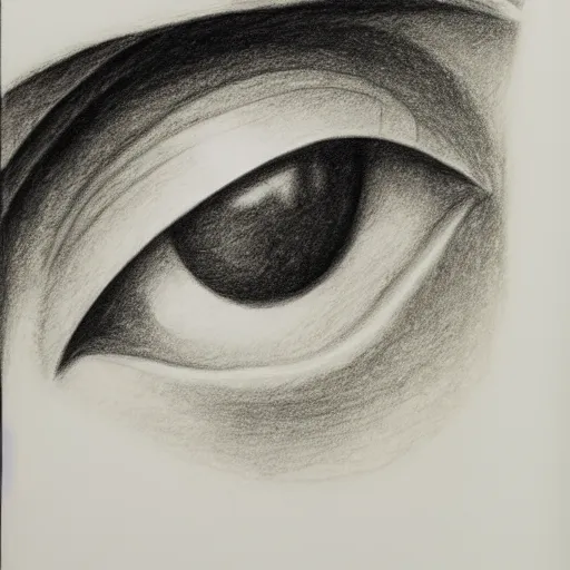 Prompt: grant us eyes, by bauhaus, pencil drawing