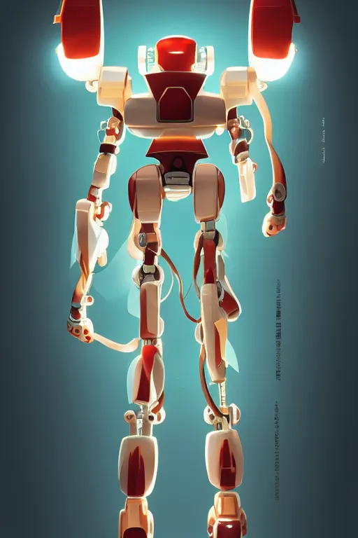 Image similar to metabots medabots medarotto medarot robot minimalist comics, behance hd by jesper ejsing, by rhads, makoto shinkai and lois van baarle, ilya kuvshinov, rossdraws global illumination ray tracing hdr radiating a glowing aura