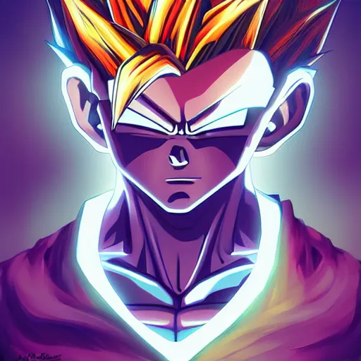 Image similar to face icon stylized minimalist dragon ball z, loftis, cory behance hd by jesper ejsing, by rhads, makoto shinkai and lois van baarle, ilya kuvshinov, rossdraws global illumination