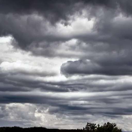 Image similar to angry not peaceful clouds