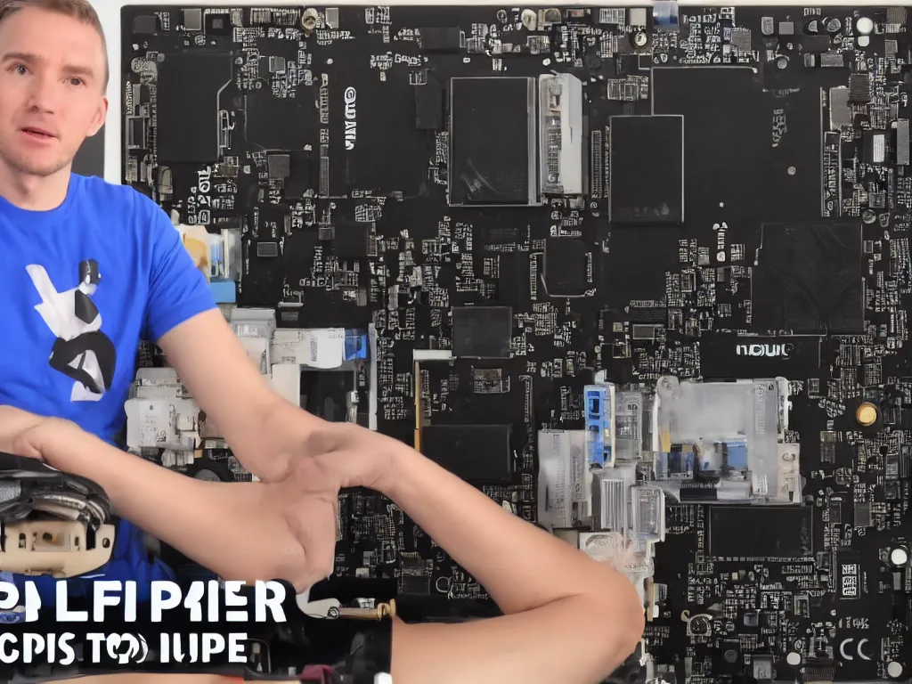 Prompt: thumbnail of the latest linus tech tips video