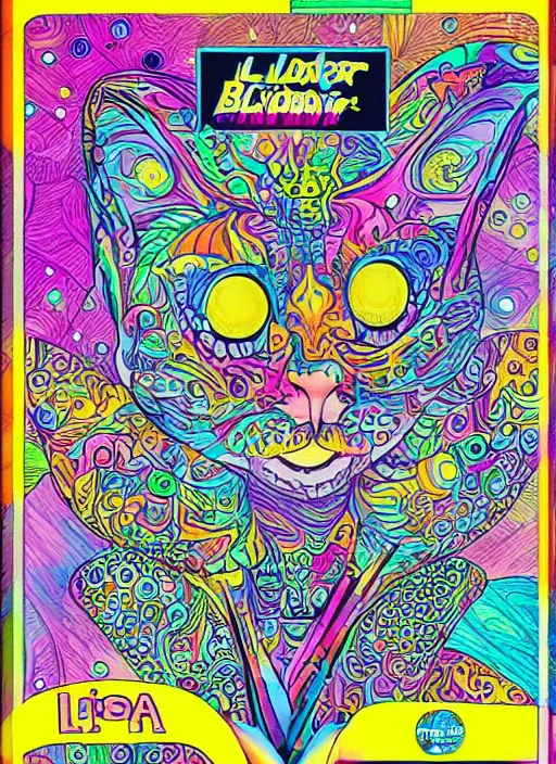 Image similar to a bladerunner coloring book by lisa frank