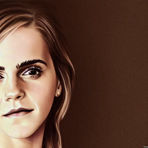 Prompt: portait emma watson high detail