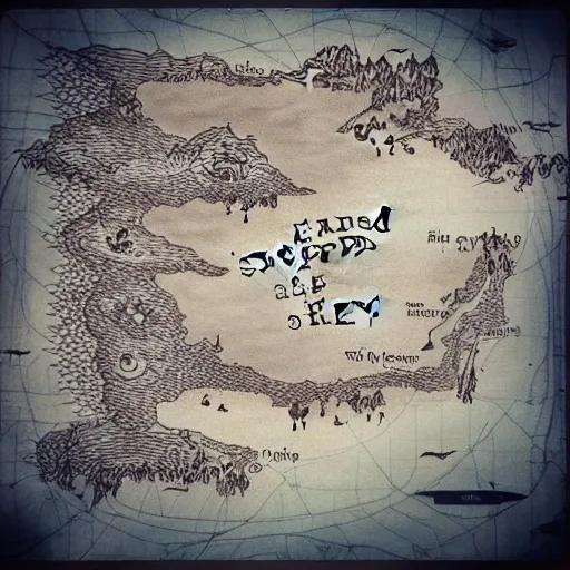 Image similar to “a fantasy map to Sleepland, tired, bed, sleep”