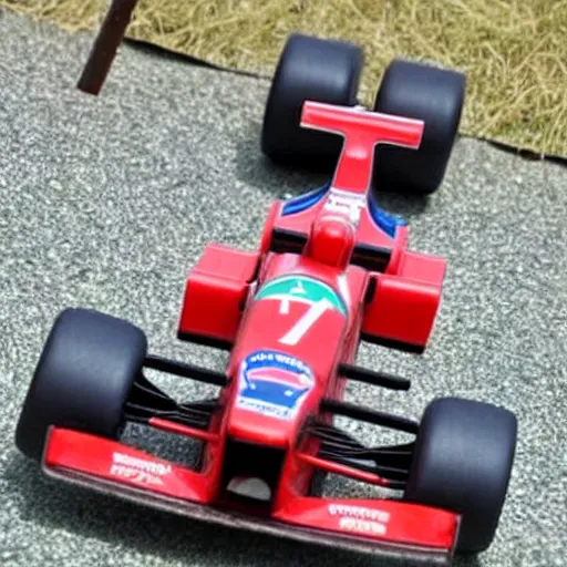 Image similar to formula one car made from popsicle stick