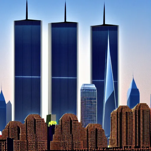 Image similar to hasanabi, hasan piker, 9/11, Twin Towers, fox news, digital art, 4k