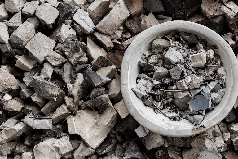 Image similar to bowl of city rubble