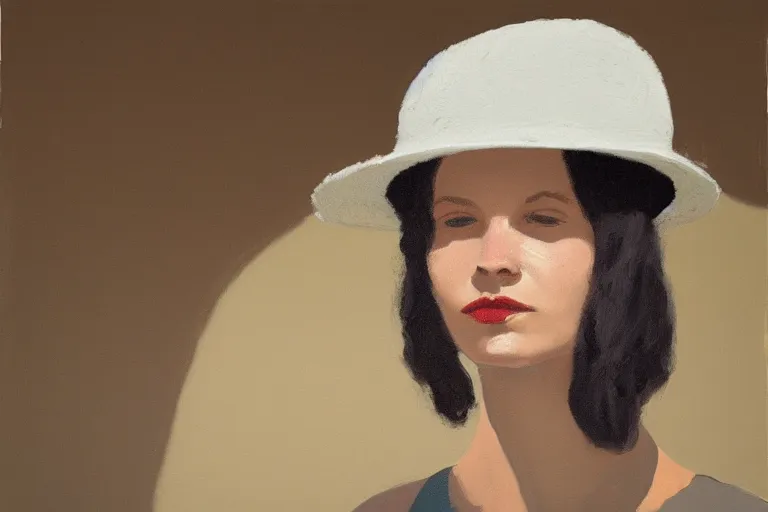 Image similar to young a woman with a leopard - shaped hat artwork by tim eitel