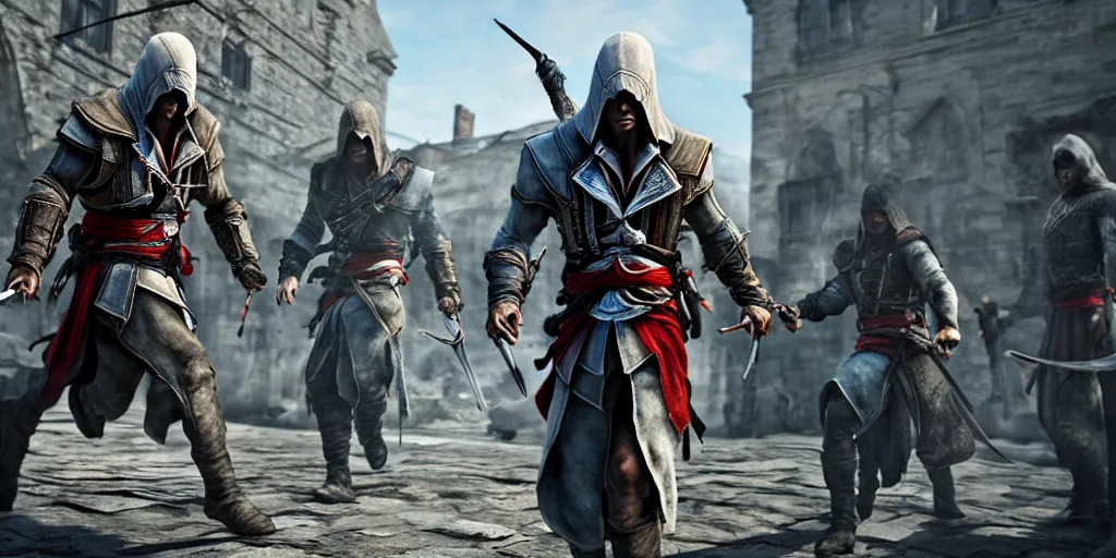 assassins creed gameplay, Stable Diffusion