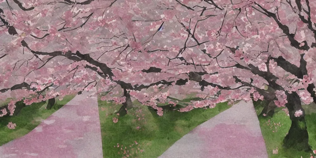 Image similar to perfect cherry blossom by studio ghibli