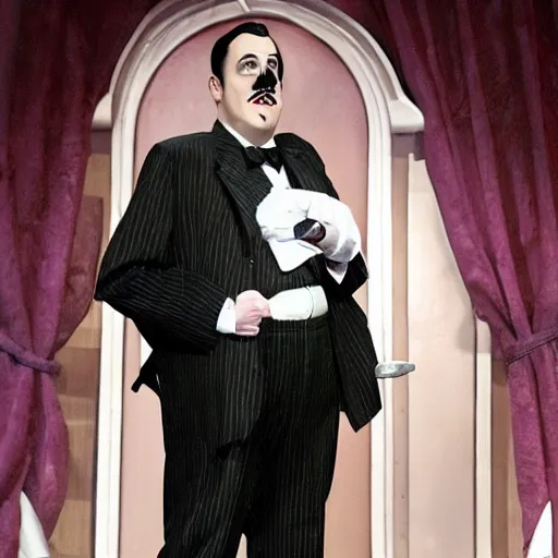 Image similar to bill murras as gomez addams in addams family