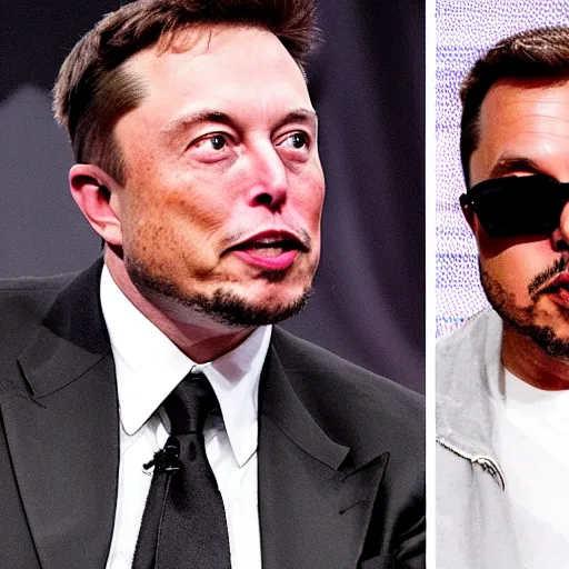 Image similar to photo of Elon West, Elon Musk, Kanye West