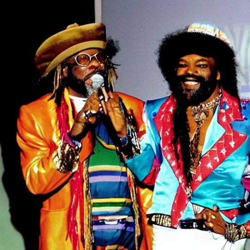 Prompt: Yeah apparently George Clinton talked a lot of shit on Earth Wind & Fire which is lame because they had some great albums