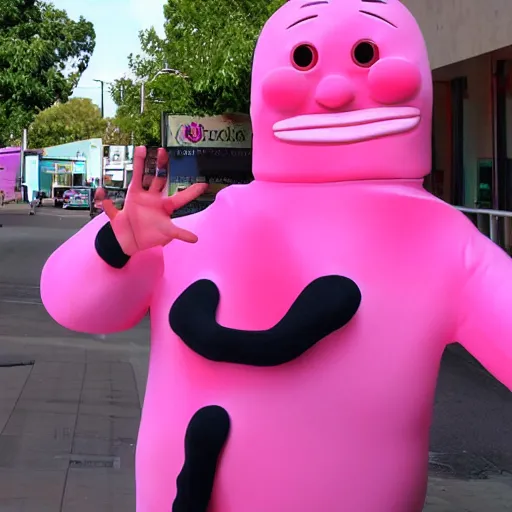 Image similar to pink guy express