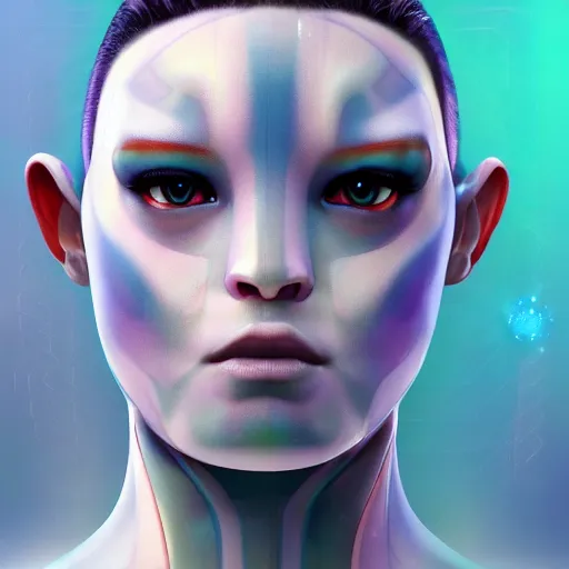 Prompt: DataNFT as a data avatar, take control of your data, hyperrealistic, 8K, epic, trending on artstation, ultra detailed, beautiful lighting, close up, digital painting, isometric, organic, fashion of the future, organic, science fiction, cinematic, HDR, by Ayami Kojima and Ruan Jia and Mandy Jurgens and Artgerm and william-adolphe bouguereau, NFT , seapunk , pop art. masterpiece.