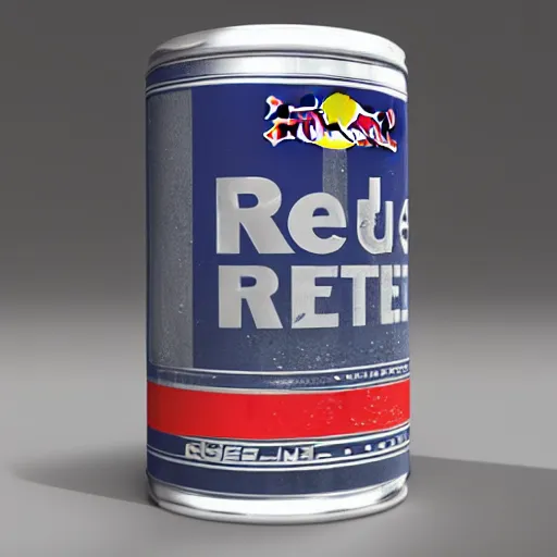 Image similar to red bull can!, frostbite engine, ray tracing!!!, highly detailed