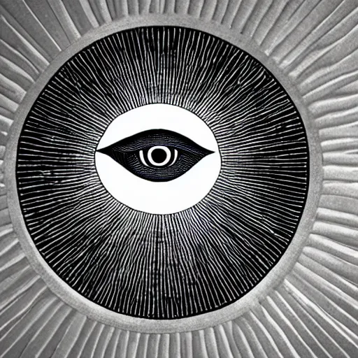 Image similar to the all seeing eye watching over the world.