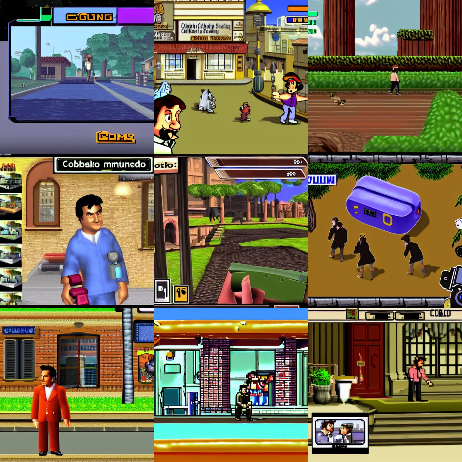 Prompt: a screenshot of columbo for the nintendo 6 4
