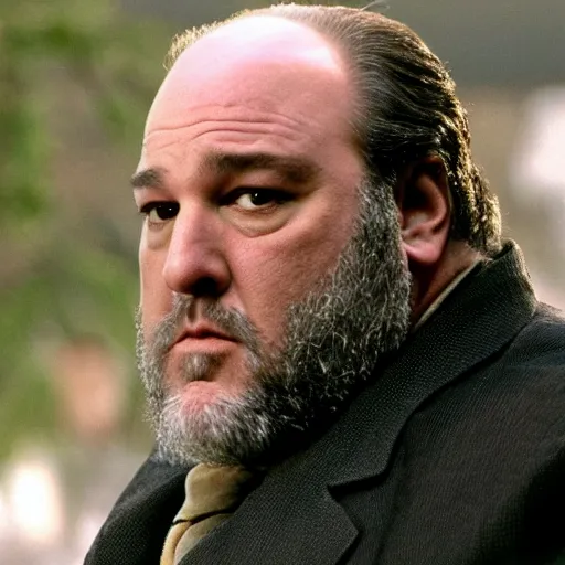 Prompt: james gandolfini as gandolf