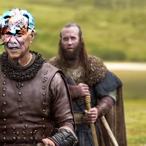 Prompt: Joe Biden in Vikings very detailed 4K quality Super Realistic