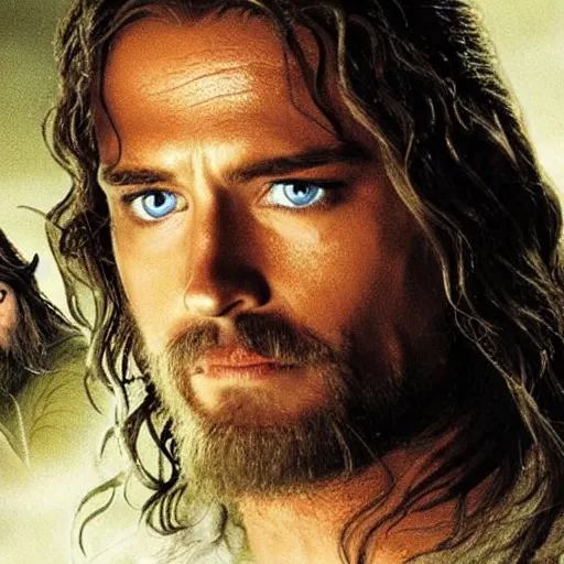 Image similar to Jesus in lord of the rings