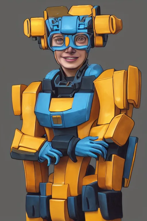 Prompt: portrait of Rung (wearing glasses and smiling) IDW MTMTE TFWiki, Very highly detailed 8K, octane, Digital painting, the golden ratio, ((Onceler))