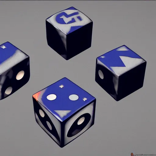 Image similar to darkseid's cosmic dice, dc comics, 4 th world, 3 d octante render