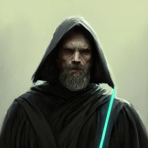 Prompt: portrait of a man by greg rutkowski, slav features, straight jaw, short black quiff hair, wearing black robes, angry but resigned attitude, star wars expanded universe, he is about 3 0 years old, highly detailed portrait, digital painting, artstation, concept art, smooth, sharp foccus ilustration, artstation hq