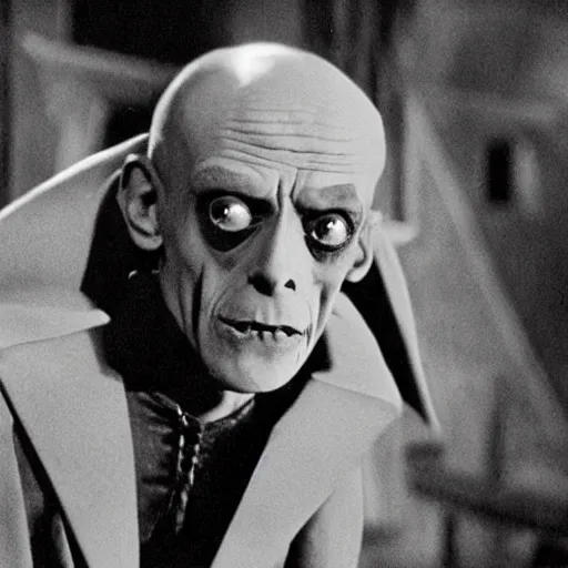 Image similar to Christopher Lloyd in Nosferatu (1922)