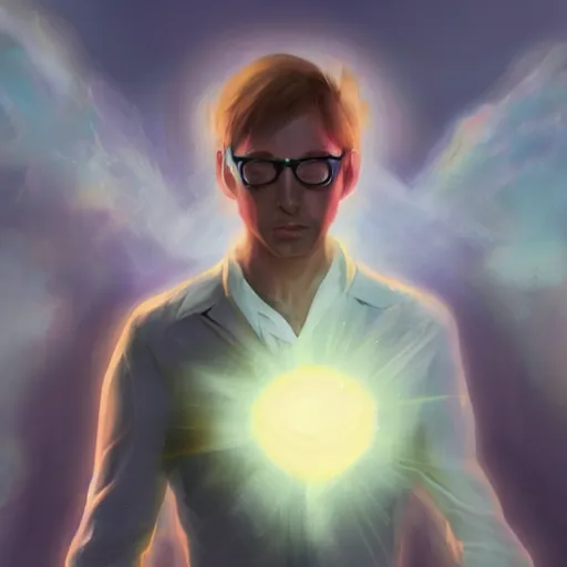 Prompt: a powerful psychic guy emitting psychic powers, highly detailed, digital painting, artstation, concept art, soft light, sharp focus, illustration