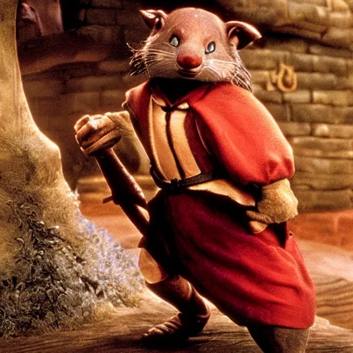 Prompt: Redwall: The Motion Picture Film Still