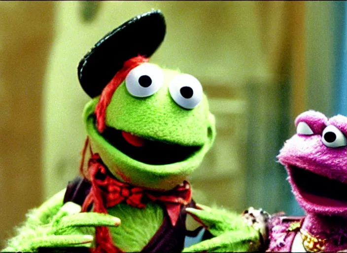 Scene From The 1 9 9 9 Science Fiction Film Muppet Stable Diffusion 