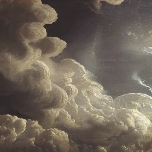 Prompt: dollar bills swirling in a tornado, dollar bills in the wind, raining dollar bills from the clouds in the background by Ansel Adams and Bernardo Bellotto, oil on canvas, artstation, dramatic scenery, masterpiece, aesthetic